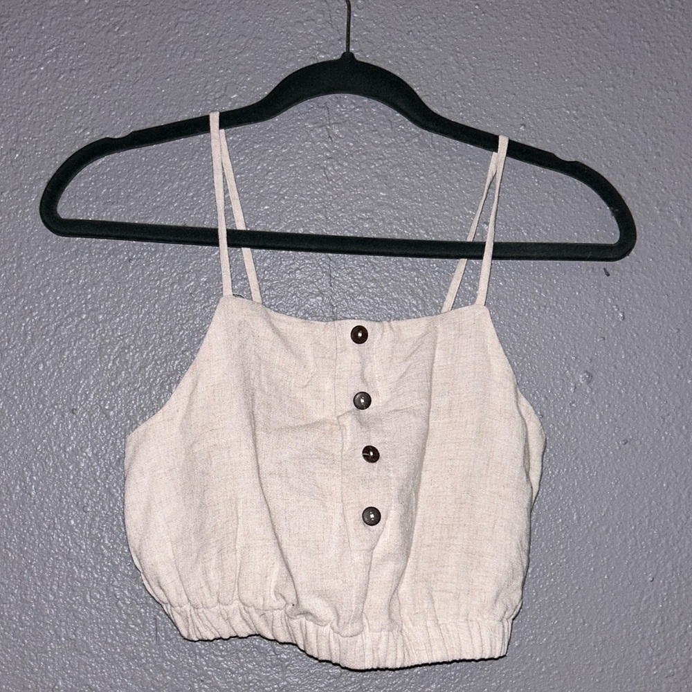 Size small beige top